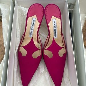 Manolo Blahnik Pink Heels